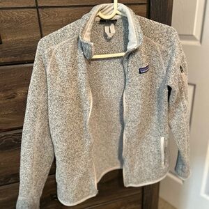 Patagonia Light Taupe Sherpa Jacket